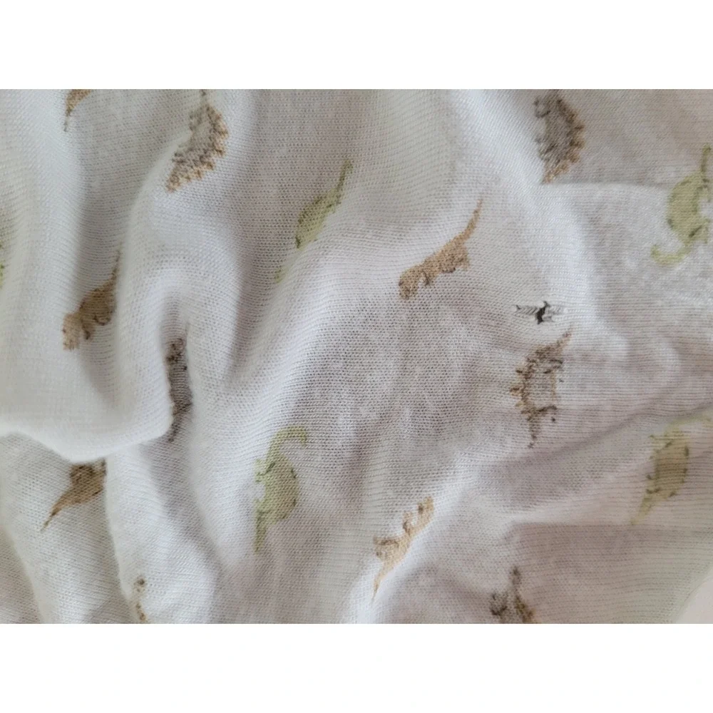 Milkberry Bamboo Rayon Swaddle Blanket Set Floral Dinosaur 36x40 x2 #7
